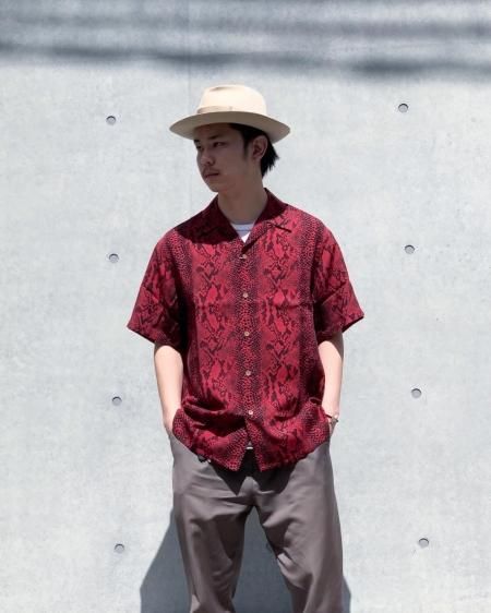 WACKO MARIA (ワコマリア) HAWAIIAN SHIRT S/S (TYPE-7) (パイソン柄