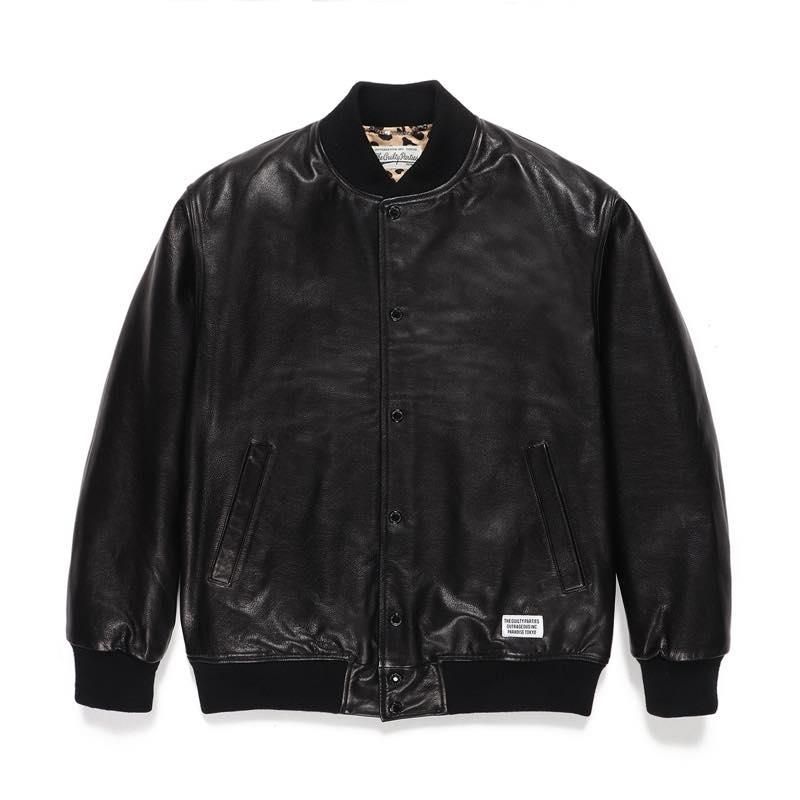 LEATHER VARSITY JACKET -A (TYPE-2) | WACKO MARIA - ワコマリ