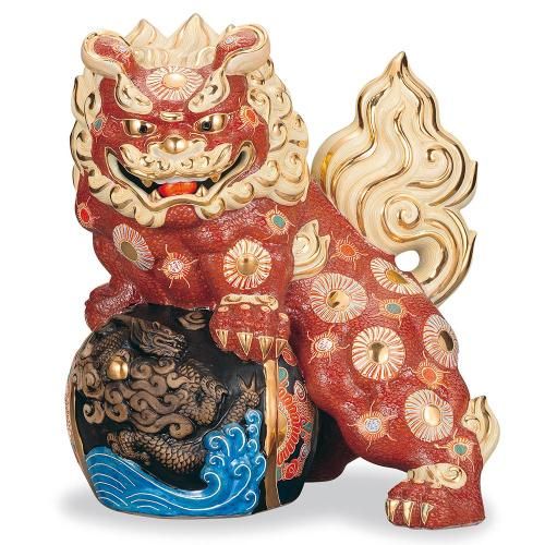 九谷焼 獅子 置物・縁起物 - 九谷焼通販 陶らいふ-和食器九谷焼の販売