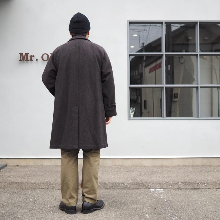 ワーカーズ WORKERS K&T H バルカラーコート Bal Collar Coat, ダーク