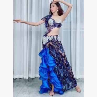 エジプト製 ハリージドレス ピンク - ベリーダンス衣装・レディース