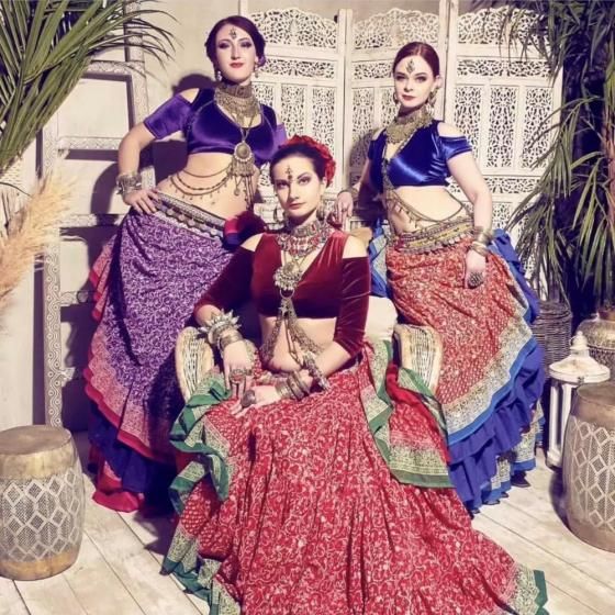 25ヤードジプシースカート エスニックプリントデザイン 全 lw2595