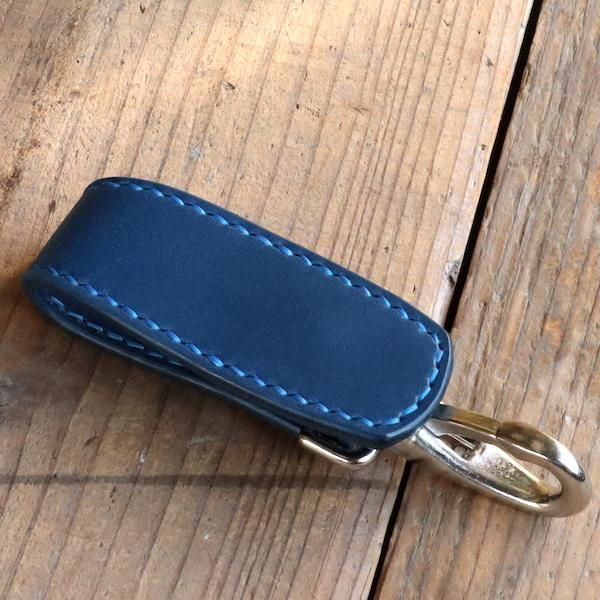 ベルトループキーホルダー KH01 [栃木レザー使用] - 革工房OHANA