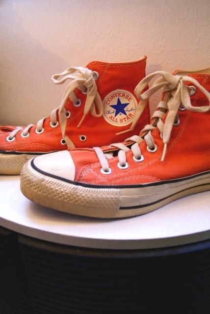 USA製コンバース☆オールスターHI “激レアカラー!!薄オレンジ” (SIZE6