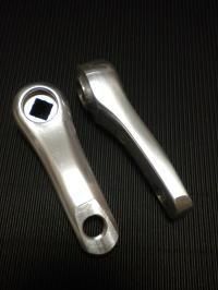 演技用特注「鍛造品」軽量アルミ二ウムポリッシュ仕上げクランク（左右