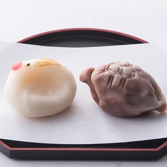 寿鶴亀 生菓子（一組）【冷凍発送】 - 出雲大社正門前 縁結び ぜんざい