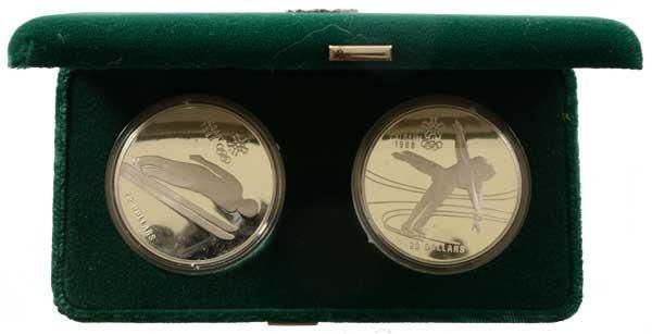 カルガリーオリンピック20ドル記念銀貨(2枚セット)|コレクターズ