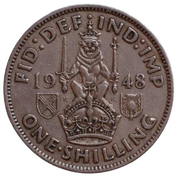 ジョージ6世1シリング硬貨|イギリス|コレクターズショップトモリンズ24