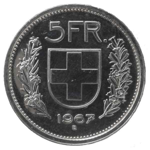スイス5フラン銀貨|コレクターズショップのトモリンズ24