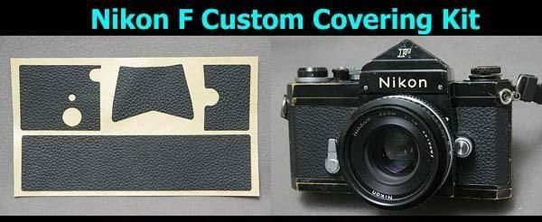 Nikon F用カット済み貼り替え革 - Aki-Asahi Custom Camera Coverings