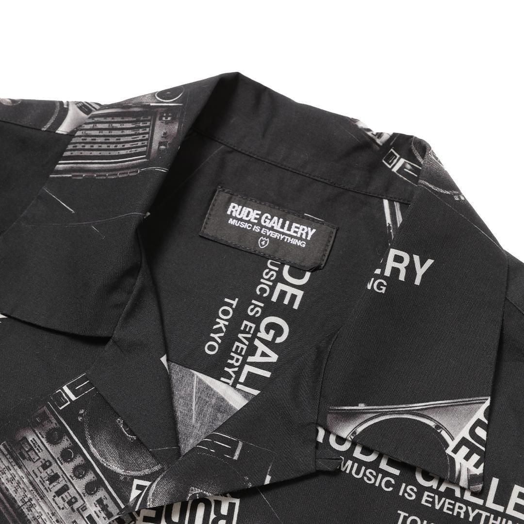 RUDE GALLERY ALOHA SHIRT | ブラック - MESSAROUND