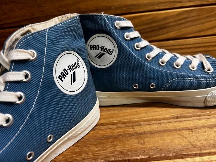 PRO KEDS,90s,MADE IN KOREA,ROYAL,BLUE,Hi,CANVAS,US8,USED