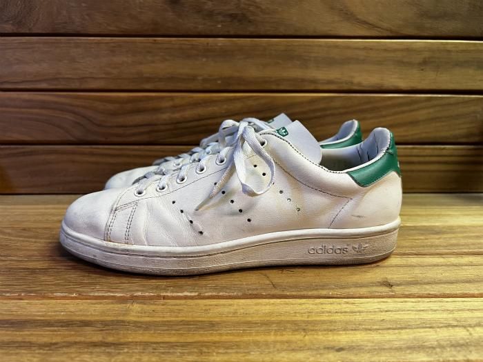 adidas,80s,MADE IN FRANCE,STAN SMITH,TENNIS,WHITE/GREEN,LEATHER
