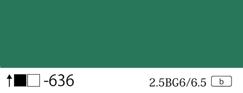 日塗工旧番号636 マンセル2.5BG6/6.5 - 塗料の日塗工・マンセル値の色