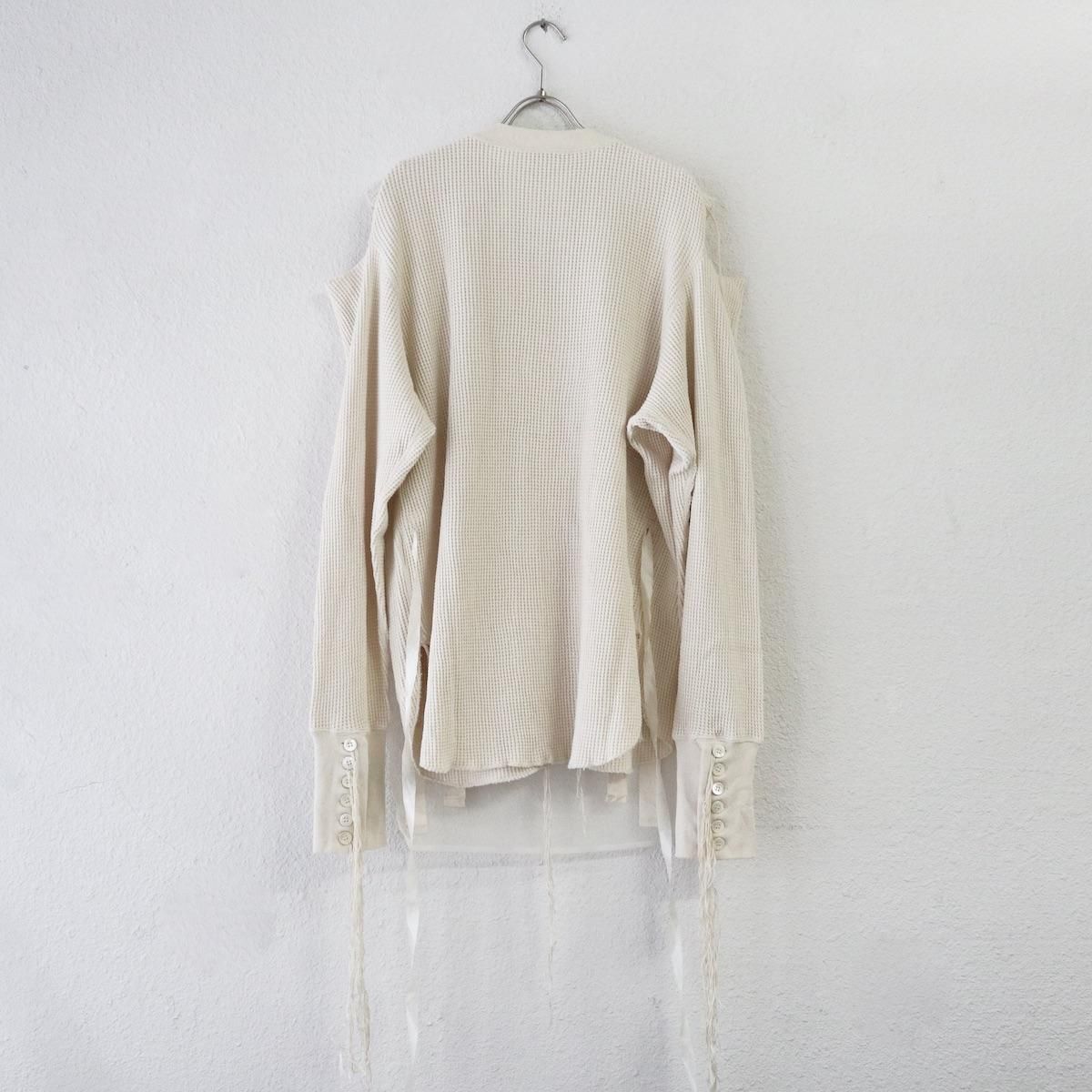 Midorikawa / Crewneck thermal cardigan-Midorikawaの通販EQUAL