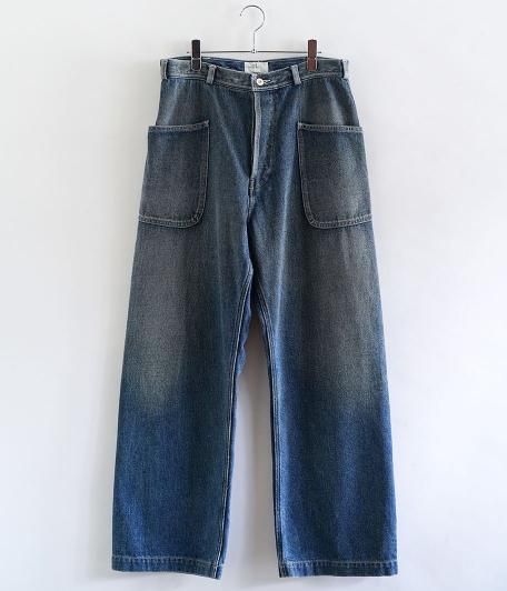 HERILL HL denim Navy Utility pants [Vintage worn] - Fresh Service
