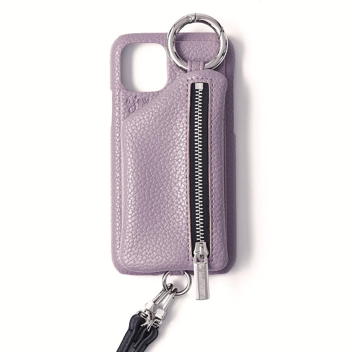 cadenas zipphone case | iPhoneXsMax.11ProMax共通対応 / purple - ajew