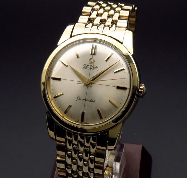 1961年 アンティーク オメガ シーマスター cal552 ゴールドキャップ