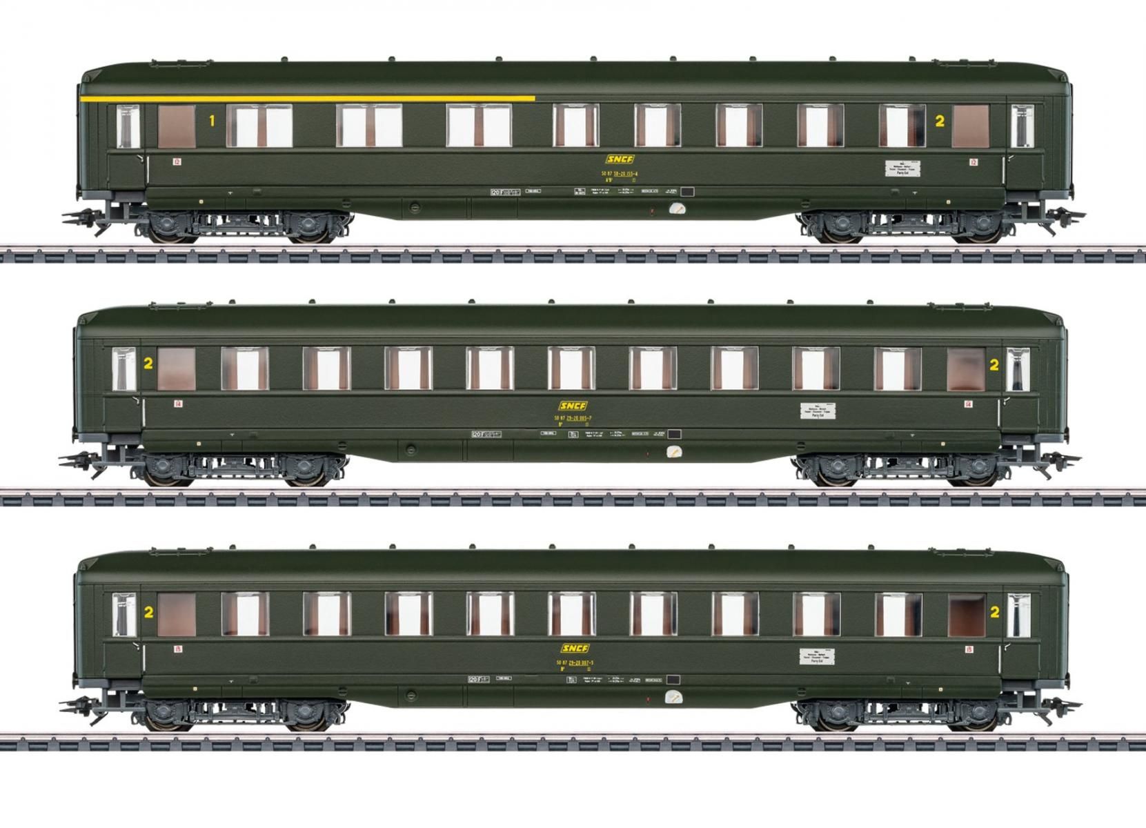メルクリン HO フランス国鉄客車セット 43230 | 鉄道模型 - 欧米型鉄道