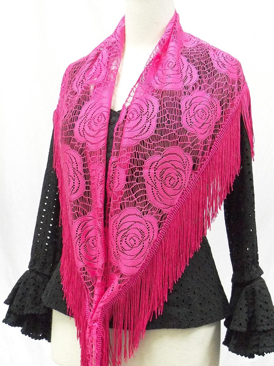 シージョ4：濃いピンク - フラメンコ衣装のマンサニージャ［Manzanilla］