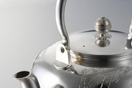 純銀湯沸 龍虎文刻【限定1点】 - 清課堂オンラインストア