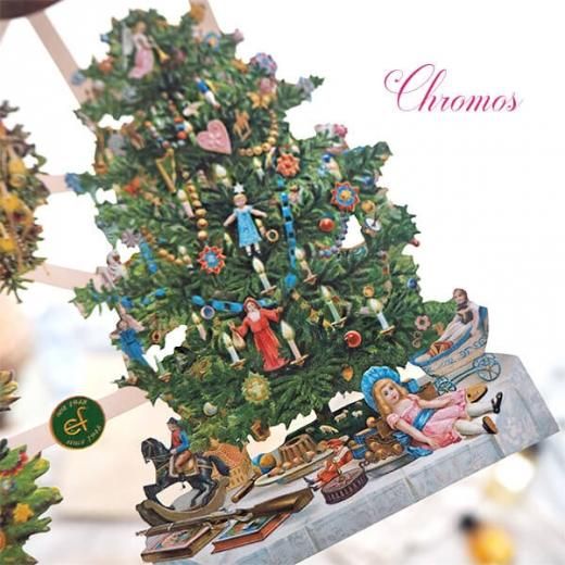 ドイツ クロモス【M】3種のクリスマスツリー
