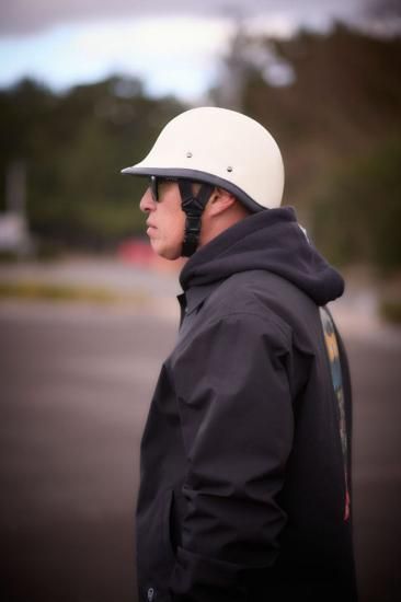 JOCKEY HALF HELMET ジョッキーハーフヘルメット アイボリー