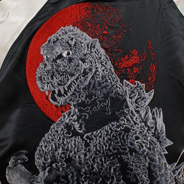 ゴジラ刺繍スカジャン ゴジラ×スイッチプランニング GZSJ-101