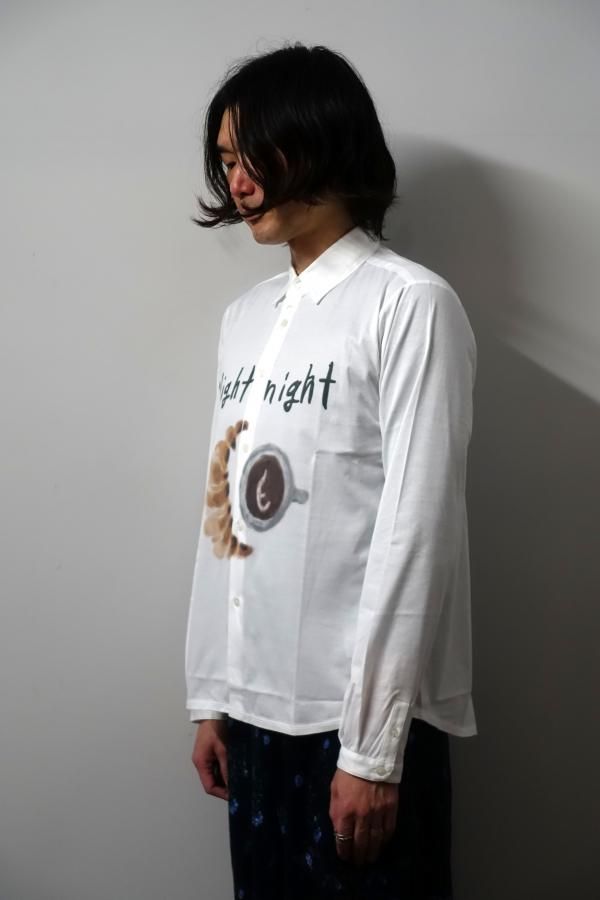 SHINYAKOZUKA シンヤコヅカ プリントシャツ WHITE 通販