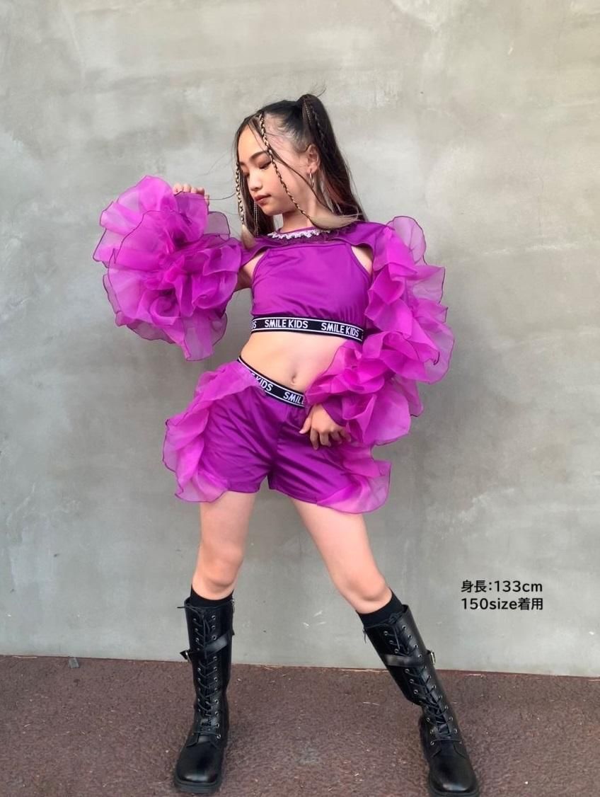 キッズ ダンス衣装 セットアップ ガールズ ヒップホップ かっこいい