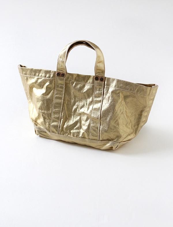 KAPITAL - 箔キャンバス TOTE（小） - BLUE NEON