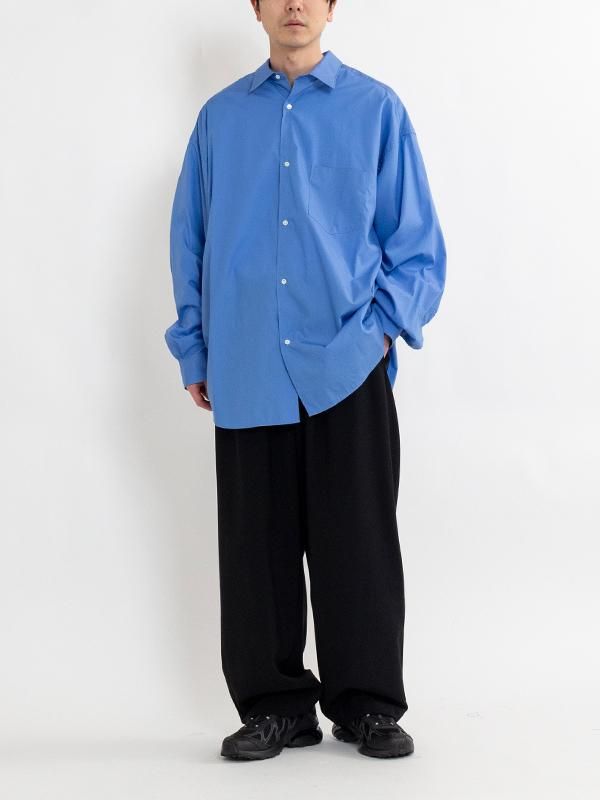 Broad l/s oversized regular collar shirt-ブロードロングスリーブ
