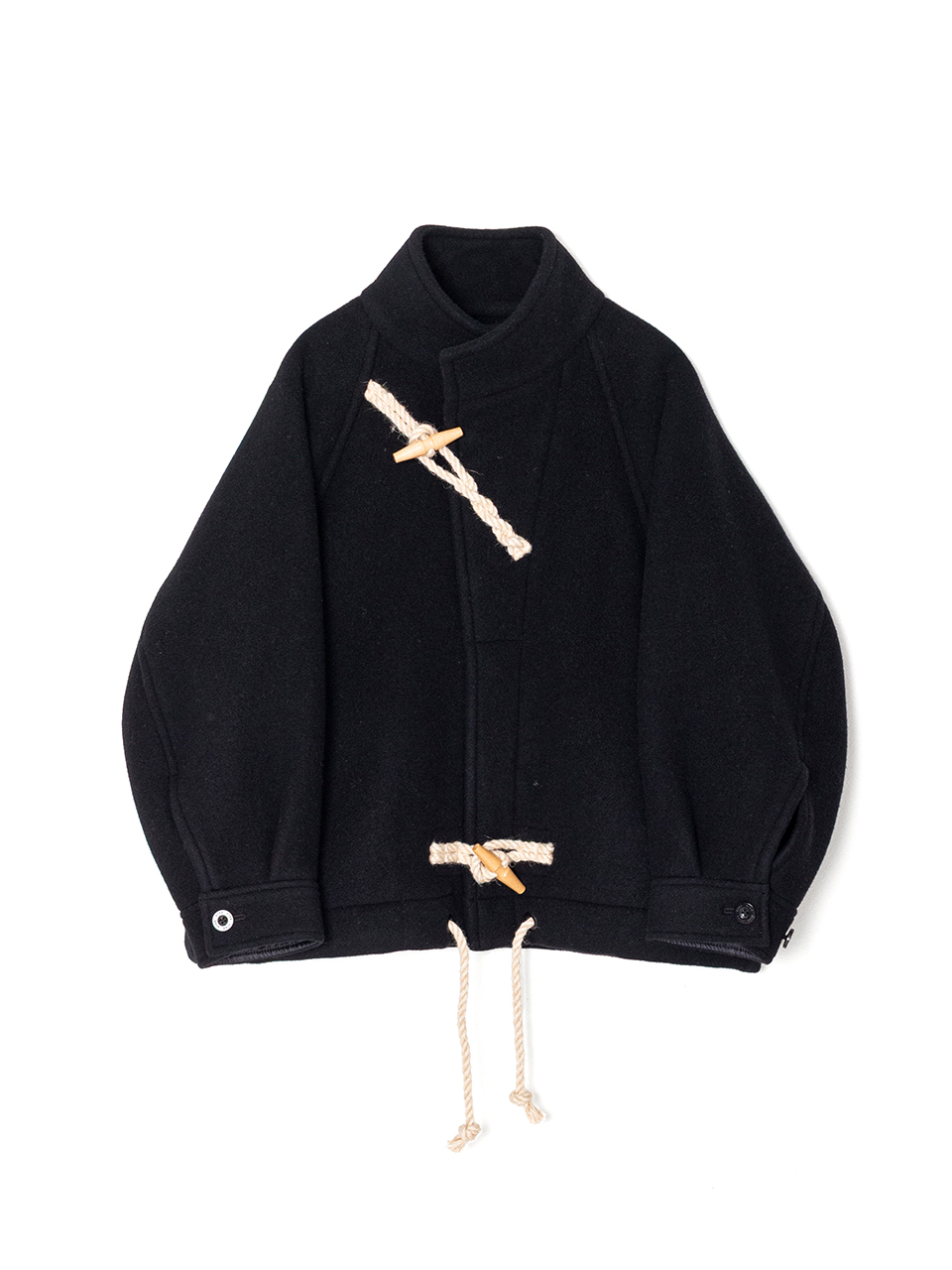 DOUBLE FACE DUFFEL JACKET-ダブルフェイスダッフルジャケット-HYKE