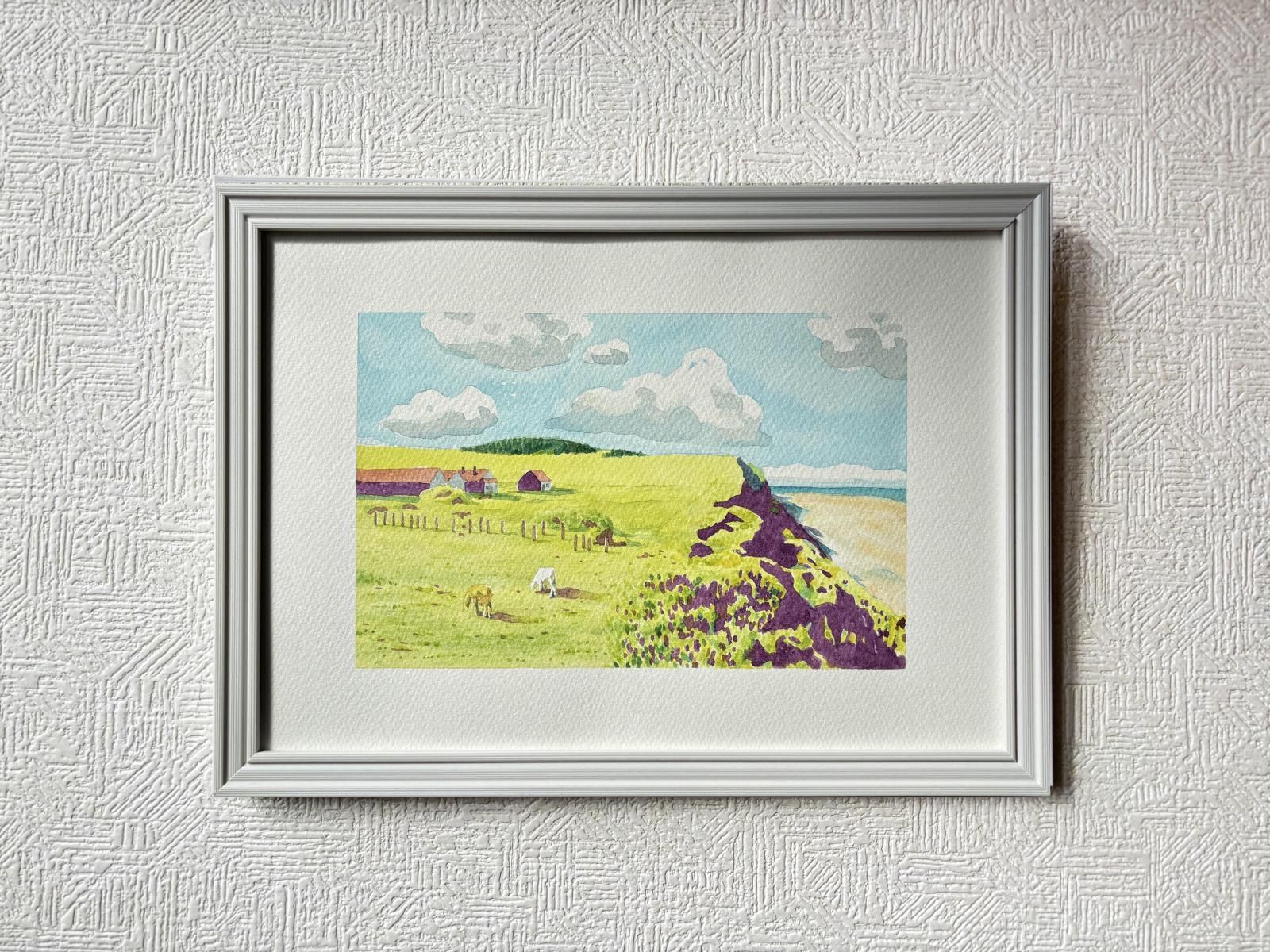 風景画_002 | カレンダー用原画 - パグやボステリ、フレブルや