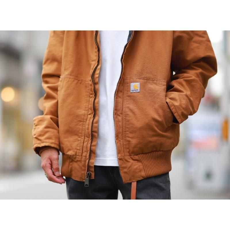 CARHARTT Insulated Active Jac Loose Fit Washed Duck 