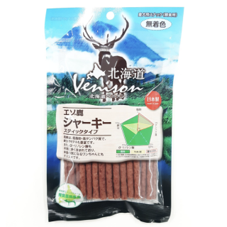 Venison エゾ鹿ジャーキースティック 150g