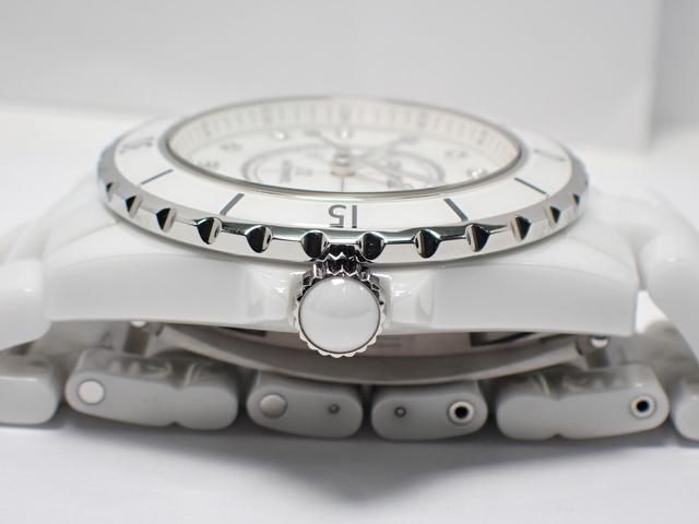 シャネル J12ホワイトセラミック 12Pダイヤ 正規品 - 腕時計専門店THE