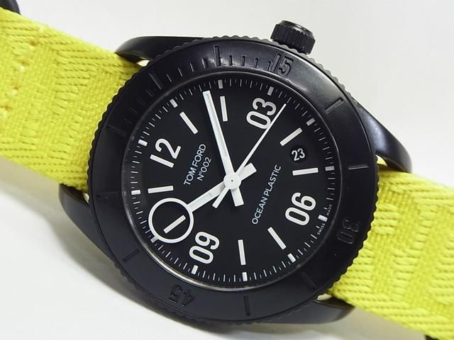 トムフォード オーシャンプラスチック スポーツ イエロー 43MM TFT002