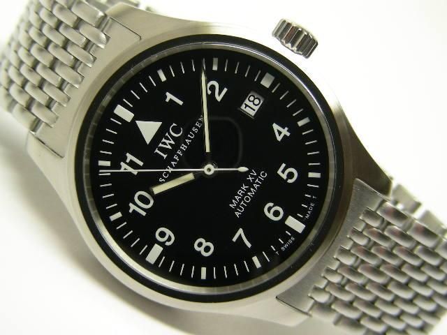 IWC マーク15 黒文字盤 初期ブレス Ref.3253-002 - 腕時計専門店THE