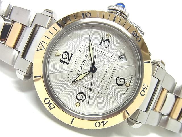 カルティエ パシャ38mm コンビ ブレス仕様 - 腕時計専門店THE