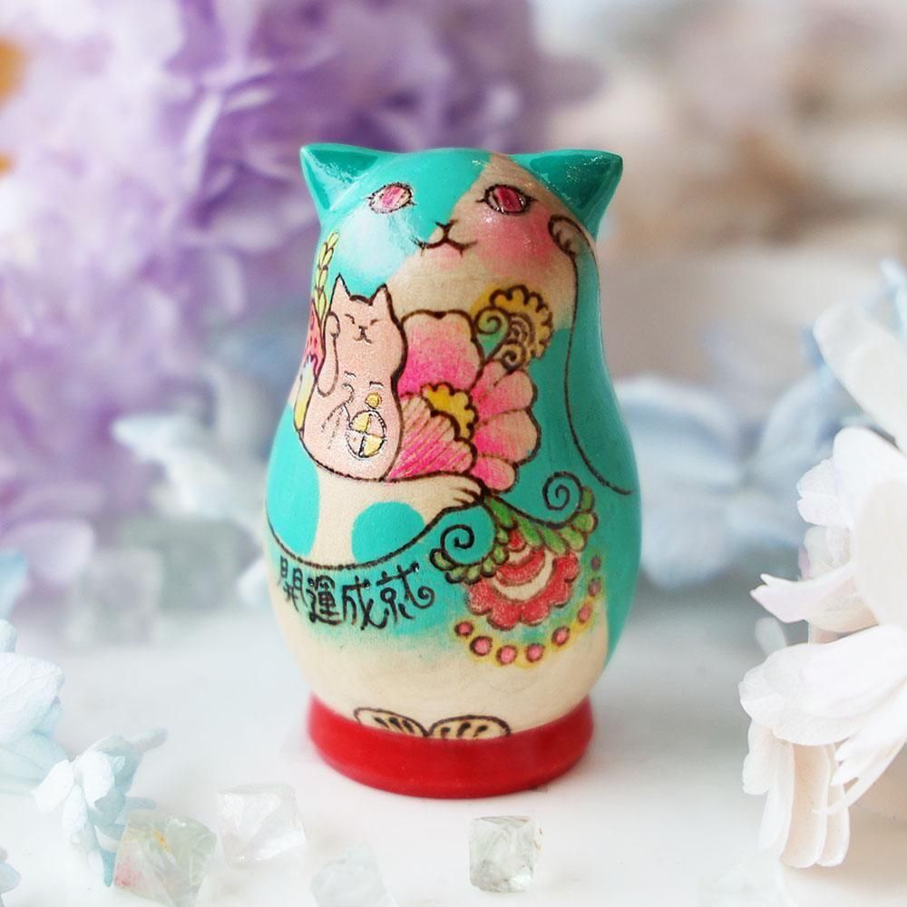 招きパンダちゃん」（両手抱え・白黒） - 海福雑貨通販部