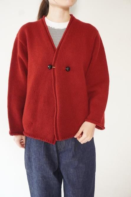 Atelier d'antan】 Degas Wool Knit Cardigan - store room online