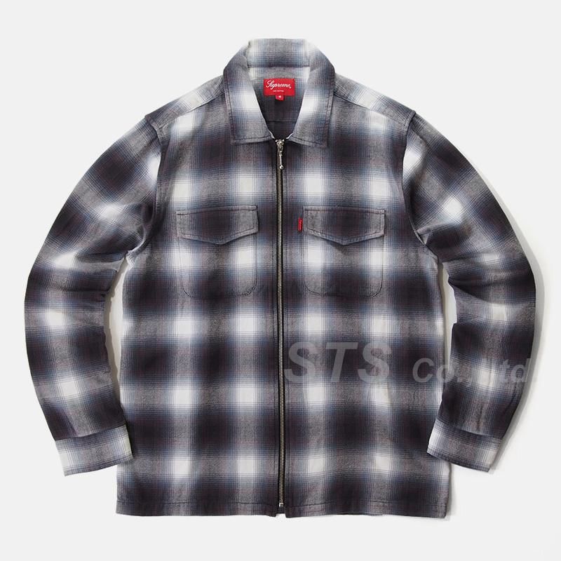 Supreme - Shadow Plaid Zip - Front Shirt - ParkSIDER