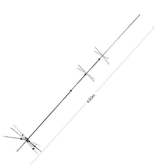 ダイヤモンドアンテナ (第一電波工業) CP6S 3.5/7/14/21/28/50MHz6