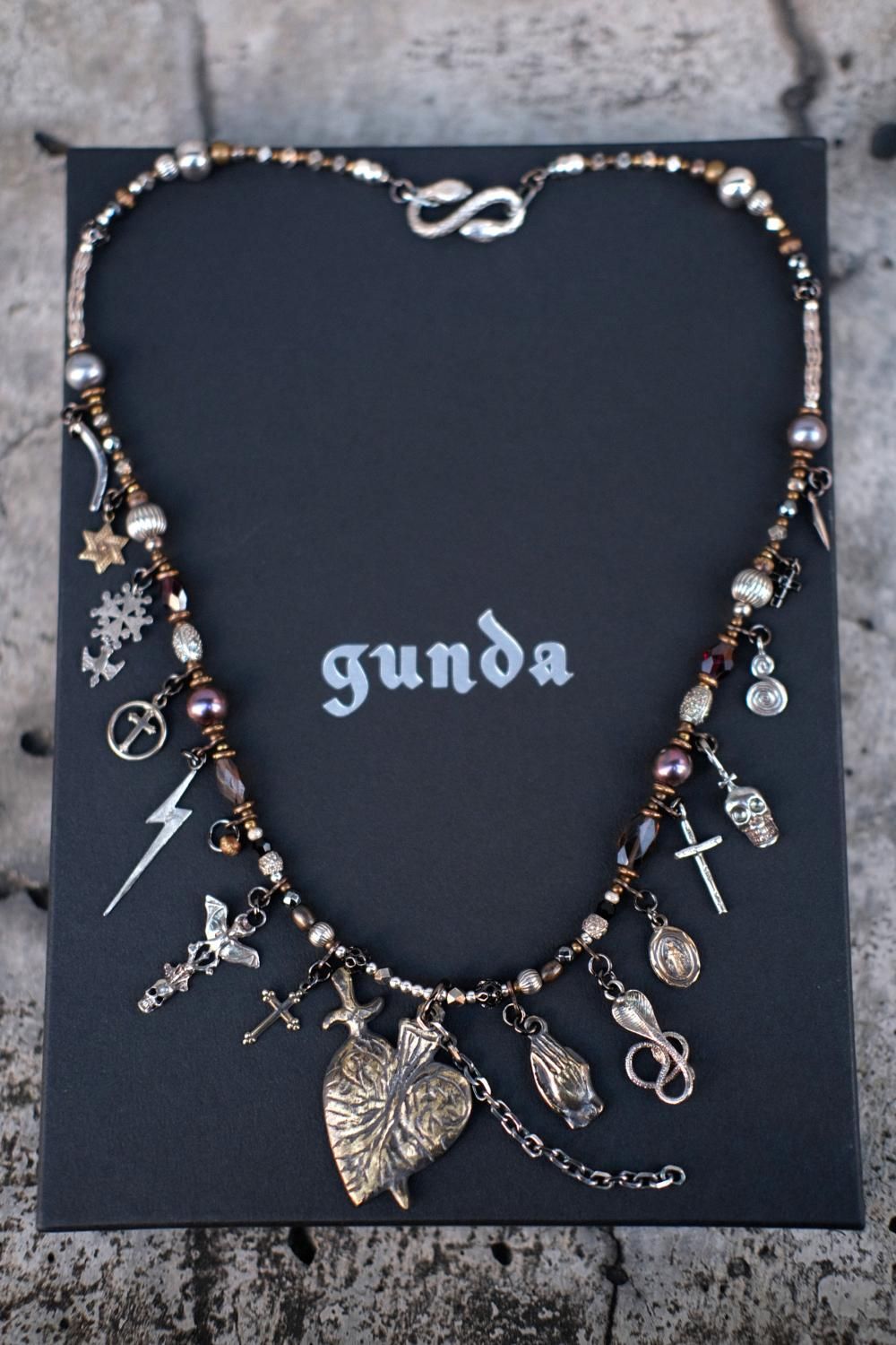 L'Arc～en～Ciel hyde氏着用] gunda [ガンダ] ORATIO NECKLACE＜オ