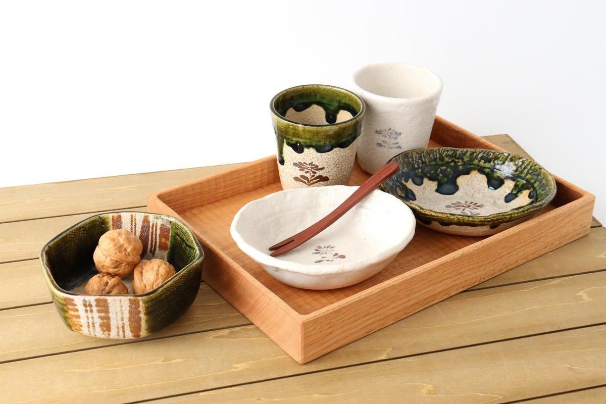 御深井豆皿｜波紋｜陶器｜喜多窯 霞仙 加藤裕重｜瀬戸焼｜和食器通販