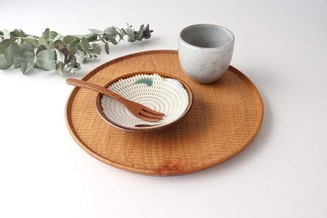 4寸皿｜トビカンナ｜飴縁内掛｜小石原焼｜和食器通販｜うちる｜和食器