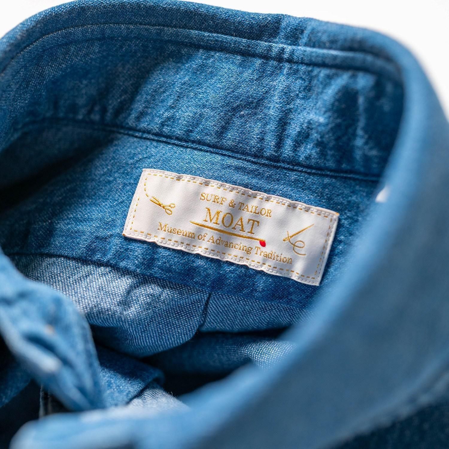 MOAT 90s DENIM SHIRT Light Indigo