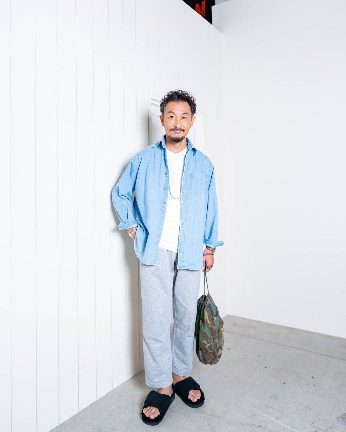 MOAT 90s DENIM SHIRT Light Indigo