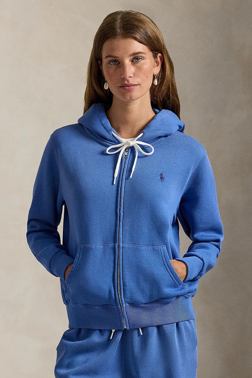 adidas Originals sweatshirt Crochet Tracktop blue color patterned